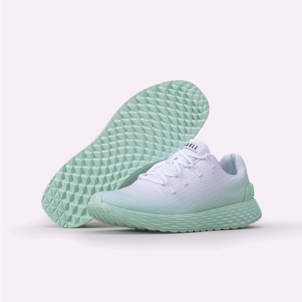 Nobull Women's Allday Ripstop mint white sneaker size 7